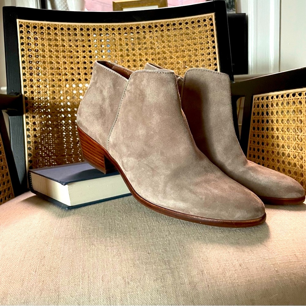 Sam Edelman Suede Packer Booties, Women’s Size 8.5